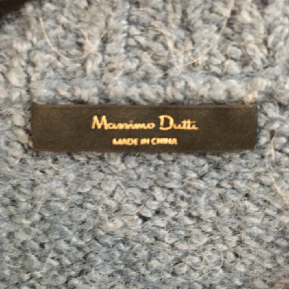 Blue Button-Up Cardigan - Picture 3 of 10
